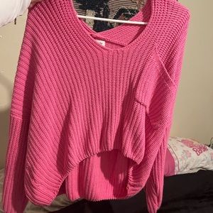 brand new size M/L perfect pink knot sweater top